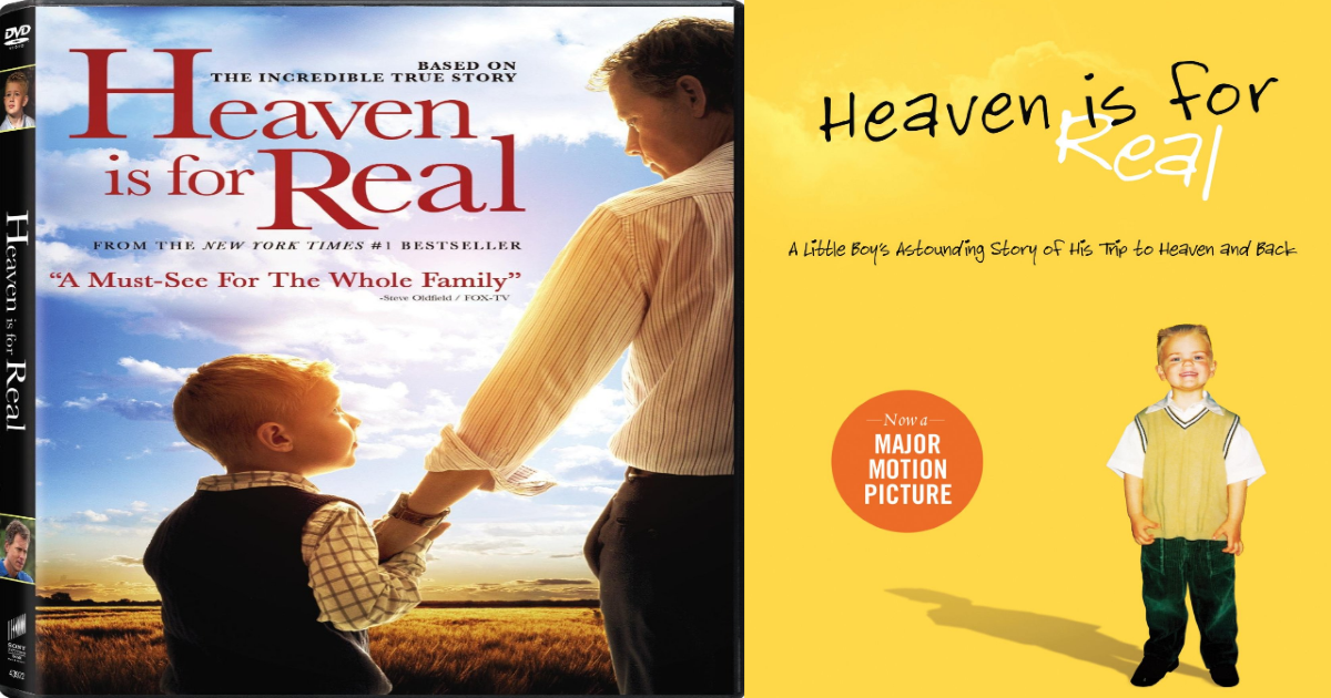 heaven is for real dvd cover